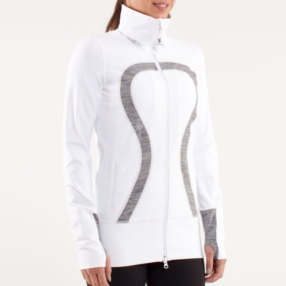 lululemon athletica Jackets & Blazers - Lululemon In Stride Jacket White Jacket Size 6
